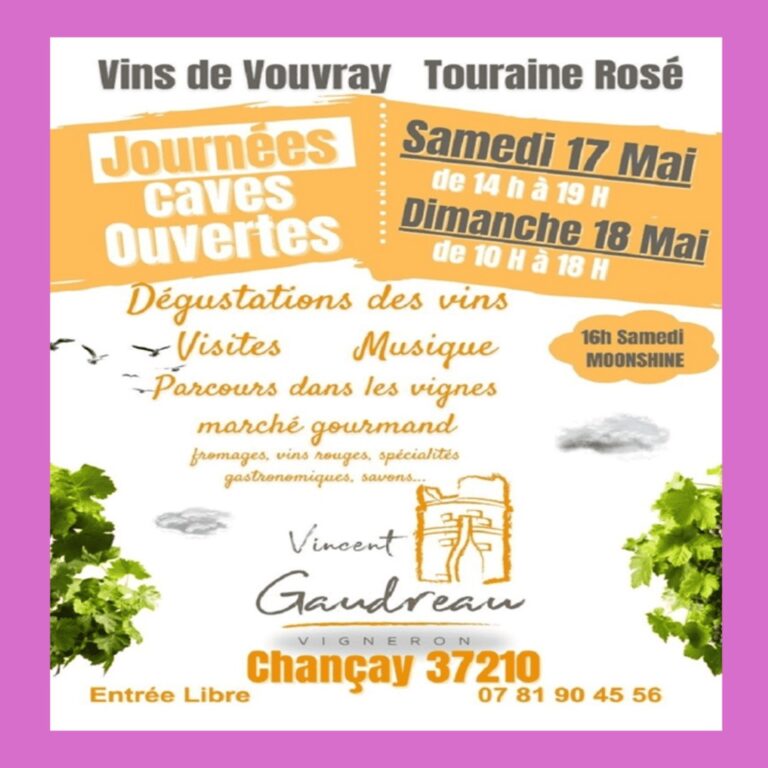 Caves ouvertes Vouvray 17 et 18 mai - Spania Delice-2