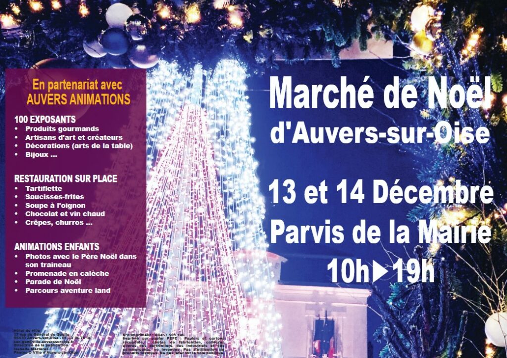 marché noel auvers sur oise dec 2025